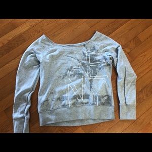 American Eagle Off The Shoulder Sweatshirt Large